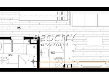 Jednosoban stan, Beograd - Radiofar | Prodaja · 24m² · 44.400€