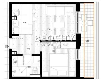 Dvosoban stan, Beograd - Radiofar | Prodaja · 41m² · 75.850€