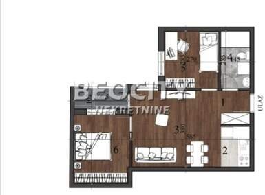 Trosoban stan, Novi Sad - Nova Detelinara | Prodaja · 46m² · 133.400€