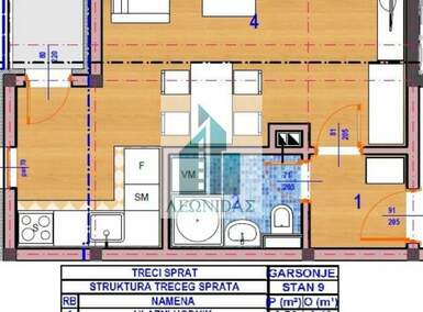 Garsonjera, Niš - Donja vrežina | Prodaja · 37m² · 66.600€
