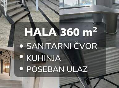 Poslovni prostor / Lokal, Novi Sad - Novo Naselje | Izdavanje · 360m² · 12€