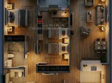 Trosoban stan, Beograd - Zelena avenija | Prodaja · 70m² · 319.888€