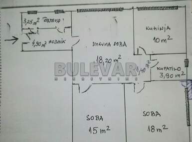 Trosoban stan, Niš - Centar | Prodaja · 75m² · 155.000€