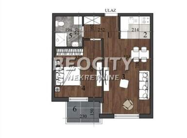 Dvosoban stan, Novi Sad - Nova Detelinara | Prodaja · 46m² · 138.000€