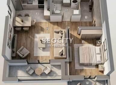 Dvosoban stan, Beograd - Radiofar | Prodaja · 53m² · 98.050€