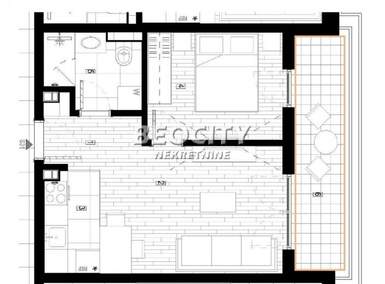 Dvosoban stan, Beograd - Radiofar | Prodaja · 42m² · 77.700€
