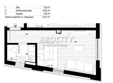 Jednosoban stan, Beograd - Radiofar | Prodaja · 25m² · 46.250€