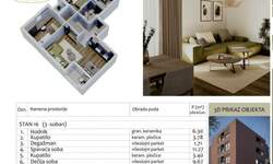 Trosoban stan, Niš - Duvanište | Prodaja · 64m² · 153.600€