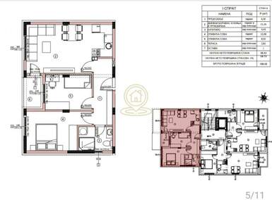 Dvoiposoban stan, Niš | Prodaja · 56m² · 101.574€
