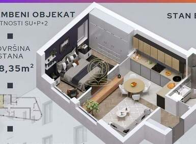 Jednoiposoban stan, Niš | Prodaja · 38m² · 67.000€