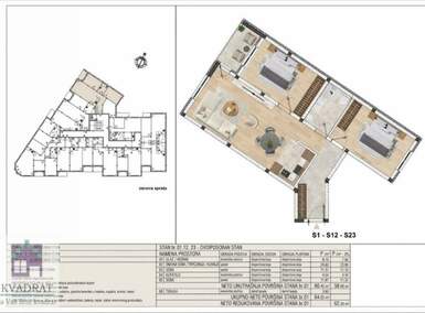 Dvoiposoban stan, Beograd - Rvati | Prodaja · 62m² · 111.960€