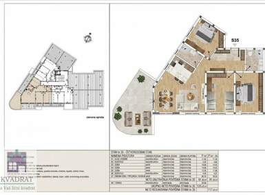 Cetvorosoban stan, Beograd - Rvati | Prodaja · 117m² · 2.111.014€