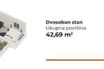 Dvosoban stan, Novi Sad | Prodaja · 42m² · 93.918€