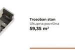 Trosoban stan, Novi Sad | Prodaja · 59m² · 130.570€