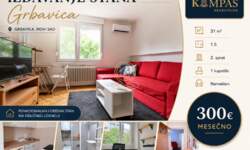 Jednoiposoban stan, Novi Sad | Izdavanje · 31m² · 300€