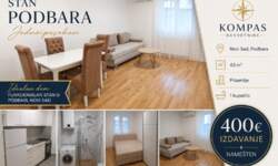 Jednoiposoban stan, Novi Sad | Izdavanje · 43m² · 400€
