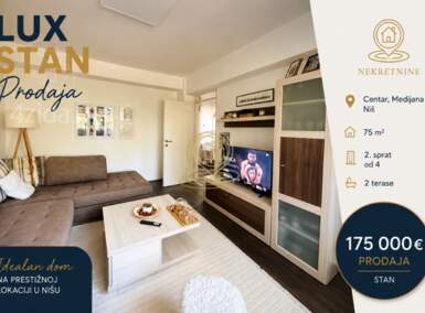 Trosoban stan, Niš - Centar | Prodaja · 75m² · 175.000€