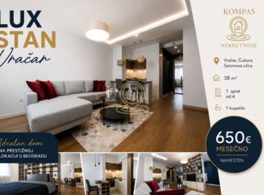 Jednosoban stan, Beograd - Čubura | Izdavanje · 38m² · 650€
