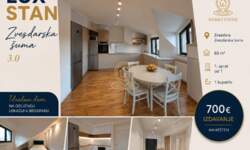 Trosoban stan, Beograd - Zvezdarska šuma | Izdavanje · 83m² · 700€