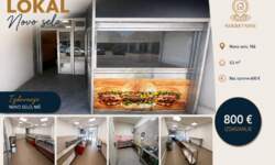 Poslovni prostor / Lokal, Niš - Novo selo | Izdavanje · 53m² · 800€