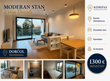 Dvosoban stan, Beograd - Dorćol | Izdavanje · 50m² · 1.300€