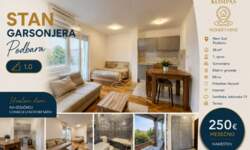 Garsonjera, Novi Sad | Izdavanje · 26m² · 250€