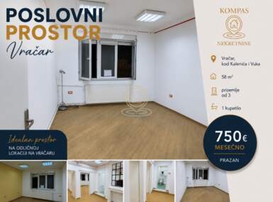 Poslovni prostor / Lokal, Beograd - Bulevar kralja Aleksandra | Izdavanje · 58m² · 750€