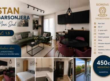 Jednoiposoban stan, Novi Sad | Izdavanje · 48m² · 450€