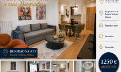 Dvosoban stan, Beograd - Beograd na vodi | Izdavanje · 54m² · 1.250€