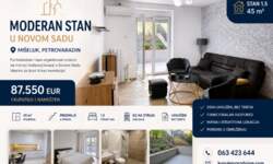 Jednoiposoban stan, Novi Sad - Mišeluk | Prodaja · 45m² · 87.550€