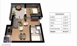 Dvosoban stan, Vrbas | Prodaja · 49m² · 80.000€