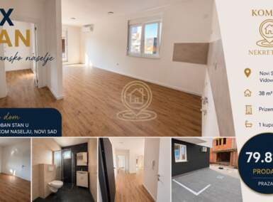 Jednoiposoban stan, Novi Sad | Prodaja · 38m² · 79.814€