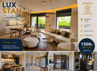 Trosoban stan, Beograd - Olimp | Izdavanje · 83m² · 1.500€