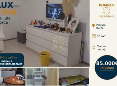 Dvosoban stan, Beograd - Borča | Prodaja · 38m² · 86.000€