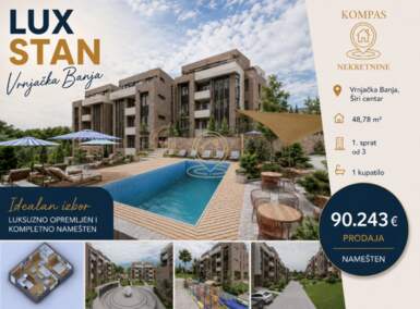 Jednoiposoban stan, Vrnjačka Banja | Prodaja · 48m² · 90.243€