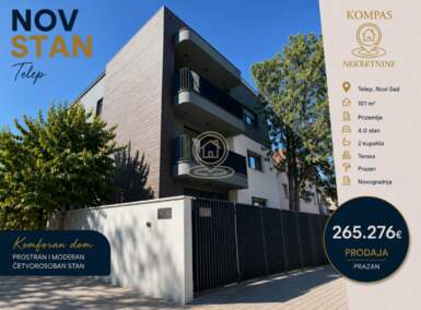 Cetvorosoban stan, Novi Sad | Prodaja · 101m² · 265.276€