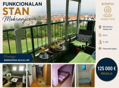 Troiposoban stan, Niš - Mokranjčeva | Prodaja · 78m² · 125.000€