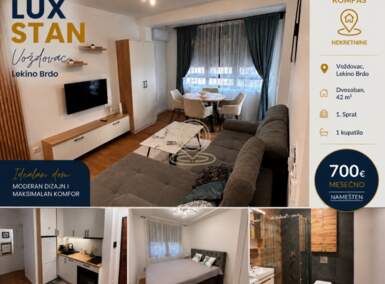 Dvosoban stan, Beograd - Lekino Brdo | Izdavanje · 42m² · 700€