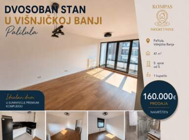 Dvosoban stan, Beograd - Višnjička Banja | Prodaja · 47m² · 160.000€