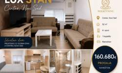 Troiposoban stan, Novi Sad | Prodaja · 52m² · 160.680€