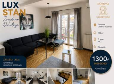Stan, Beograd - Vukov Spomenik | Izdavanje · 140m² · 1.300€