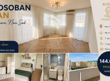 Dvosoban stan, Novi Sad | Prodaja · 48m² · 144.097€