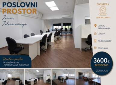 Poslovni prostor / Lokal, Beograd - Zelena avenija | Izdavanje · 325m² · 3.600€