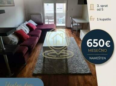 Jednoiposoban stan, Beograd - Čubura | Izdavanje · 57m² · 650€