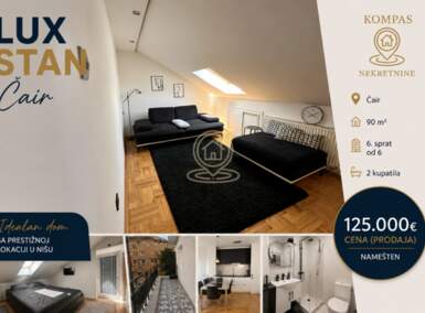 Dvoiposoban stan, Niš - Čair | Prodaja · 90m² · 125.000€