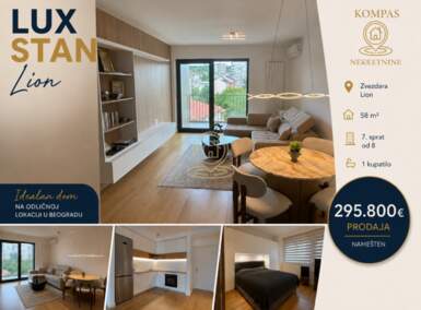 Dvosoban stan, Beograd - Lion | Prodaja · 58m² · 295.800€