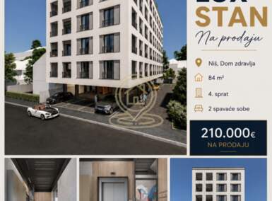 Trosoban stan, Niš - Božidar Adžija | Prodaja · 84m² · 210.000€