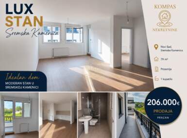 Troiposoban stan, Novi Sad | Prodaja · 79m² · 206.000€