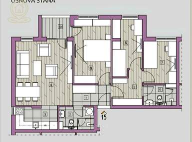 Troiposoban stan, Niš - Obilićev venac | Prodaja · 72m² · 198.000€