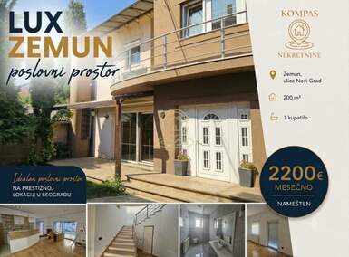 Poslovni prostor / Lokal, Beograd - Novi Grad | Izdavanje · 200m² · 2.200€